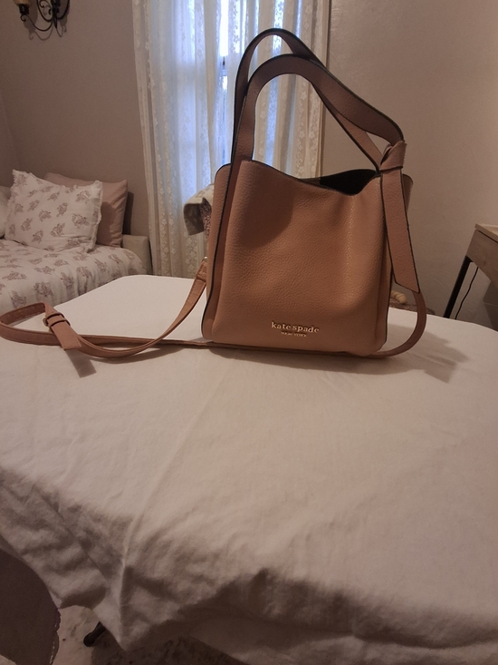 kate spade Handbags - kate spade Pebbled Leather Tote Shoulder Bag in Tan